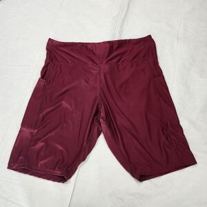 3XL Burgundy Athletic Shorts